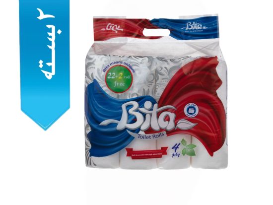 دستمال توالت بیتا بسته24 عددی چهار لایه