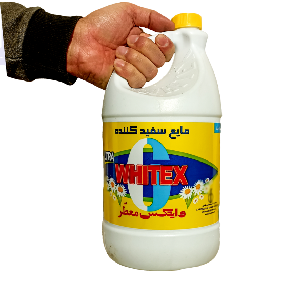 وایتکس 4 لیتری معطر در دست