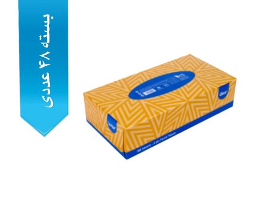 دستمال کاغذی جعبه ای 200 برگ کیولین