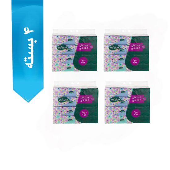 دستمال کاغذی فول تایم سافت اقتصادی 250 برگ دو لایه 8 عددی - تصویر 2