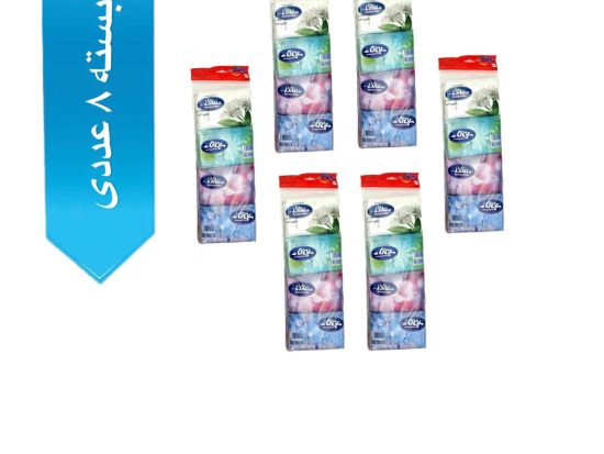 دستمال جیبی کیفی 8 عددی بی تا_6بسته8عددی