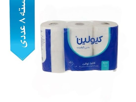 دستمال توالت 6 قلو کیولین_کارتن 8 عددی